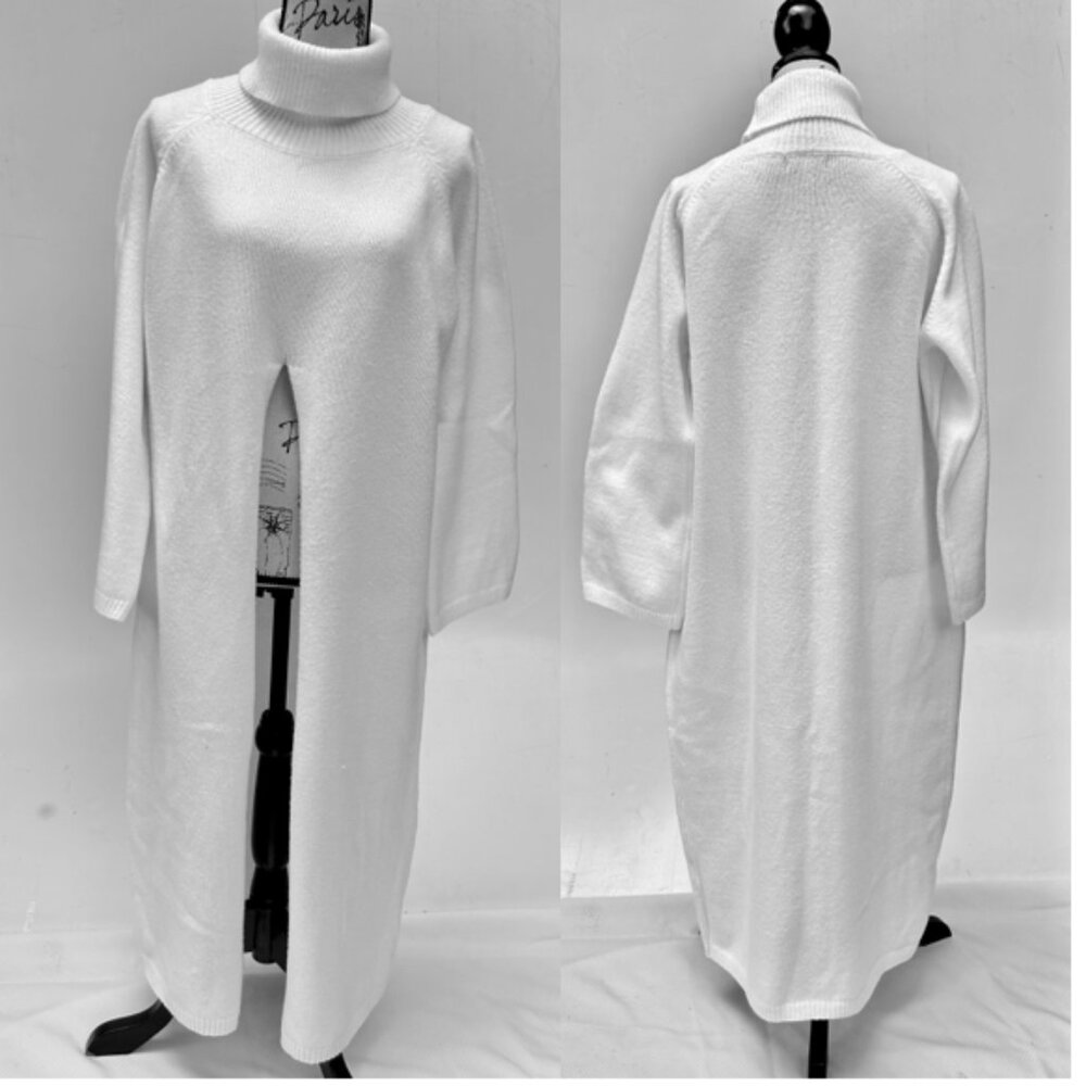 Snow White Knit Tunic/Duster - Great with Jeans and Leggings!
